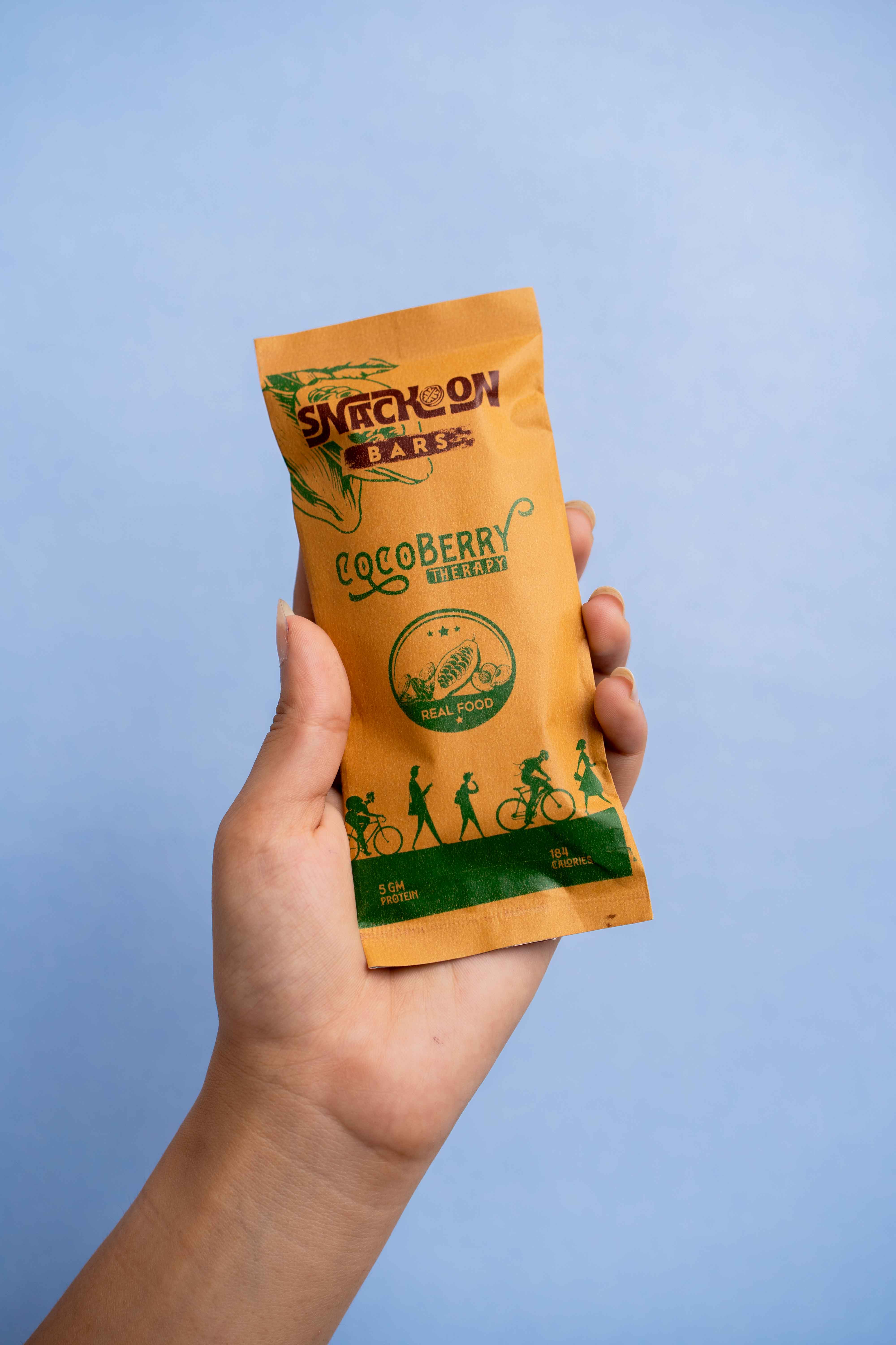 SnackOn Cocoberry Therapy Granola Bars (Pack of 5)